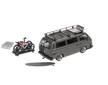 Load image into Gallery viewer, Mortal 1:64 HEC Gray VW T3 Multi Van Camper Sport Model Diecast Metal Car New Collection