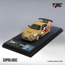 Load image into Gallery viewer, TM 1:64 JDM Gold Supra A80Z Racing Sports Figure Model Diecast Metal Car New