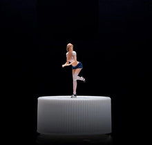 Load image into Gallery viewer, 1:64 Painted Figure Mini Model Miniature Resin Diorama Sand Sofa Sexy Lady Girl