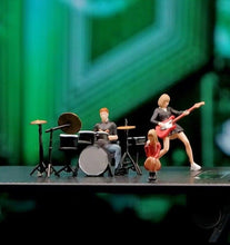 Load image into Gallery viewer, 1:64 Painted Figure Mini Model Miniature Resin Diorama Sand Drum Drummer Set Man