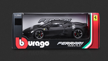 Load image into Gallery viewer, Bburago 1:24 Black SF90 Stradale Racing Sports Model Toy Diecast Metal Car BN