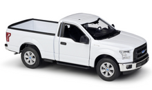 Load image into Gallery viewer, WELLY 1:24 2015 F150 Pickup Truck Regular Cab Model Diecast Metal Car Display