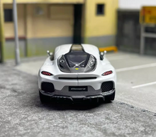 Load image into Gallery viewer, HKM 1:64 White Gemera Super Racing Sports Model Diecast Metal Car