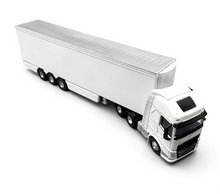 Load image into Gallery viewer, 1:76 White FH4 Refrigerated Container Truck Model Diecast Metal Car New Collection