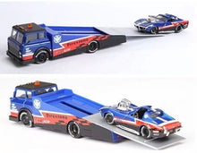 Load image into Gallery viewer, Maisto 1:64 Ramp Trailer Truck 1969 CORVETTE COUPE Model Toy Metal Car