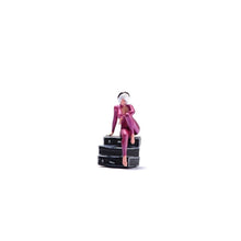 Load image into Gallery viewer, 1:64 Painted Unpainted Figure Model Miniature Resin Diorama Girl Sitting On Box New