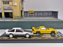 Load image into Gallery viewer, 1:64 JDM Comic Initial D RX7 FD3S AE86 Sports Model Diecast Metal Car New