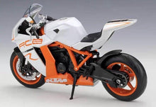 Load image into Gallery viewer, WELLY 1:10 White KTM 1190 RC8 R Sports Racing Model Diecast Metal Motorcycle