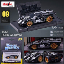 Load image into Gallery viewer, Maisto 1:64 1966 Black GT40MKII Racing Sports Model Toy Diecast Metal Car BN