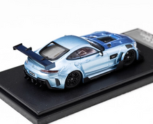 Load image into Gallery viewer, RM 1:64 Blue AMG GTS Widebody Racing Sports Model Diecast Metal Car New Collection