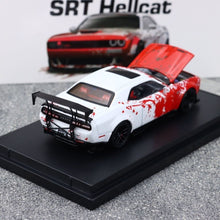 Load image into Gallery viewer, SH 1:64 Red White Challenger SRT Muscle Hellcat Model Diecast Metal Car BN