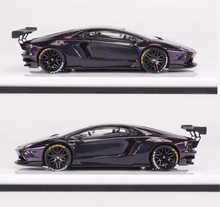 Load image into Gallery viewer, King 1:64 Purple Carbon Aventador LP700 LBWK Sport Model Diecast Metal Car New