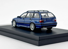 Load image into Gallery viewer, Mortal 1:64 Blue Alpina B8 E36 Wagon Sports Model Diecast Metal Car New Collection