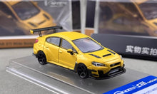 Load image into Gallery viewer, CM 1:64 Yellow Impreza STI 11 XI Widebody Sports Model Diecast Metal Car New Collection