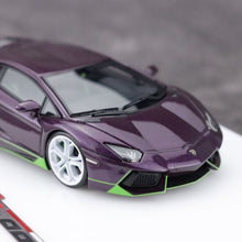 Load image into Gallery viewer, Tardis 1:64 Purple Aventador LP700-4 Sports Model Diecast Resin Car New Collection