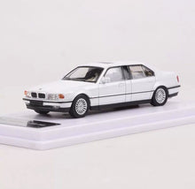 Load image into Gallery viewer, DCM 1:64 White 1998-01 E38 L7 728il Luxury Sedan Model Diecast Metal Car New