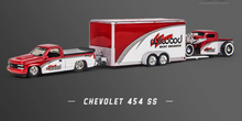 Load image into Gallery viewer, Maisto 1:64 1993 454 SS Pickup Trailer 1936 Chevy Haulers Model Metal Car