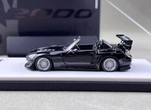 Load image into Gallery viewer, MT 1:64 Metallic Black S2000 Pandem Sports Model Diecast Metal Car BN