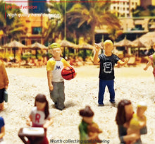 Load image into Gallery viewer, 1:64 Painted Figure Mini Model Miniature Resin Diorama Sand Kid Child Boy Girl