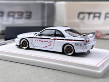 Load image into Gallery viewer, FH 1:64 JDM White Skyline GTR R33 Mines Sports Model Diecast Metal Car New Collection