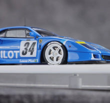 Load image into Gallery viewer, MY64 1:64 Blue #34 F40 LM Classic Racing Sports Model Diecast Resin Car New Collection