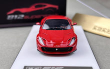 Load image into Gallery viewer, BZMW 1:64 Red 812 Superfast Racing Sports Model Diecast Resin Car New