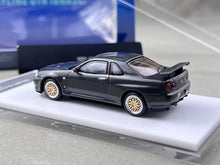 Load image into Gallery viewer, SH 1:64 Black Carbon Skyline GTR R34 Sports Model Diecast Metal Car New Collection