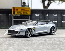 Load image into Gallery viewer, King 1:64 Silver Vanquish Zagato Hatchback Sports Model Diecast Metal Car New Collection
