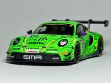 Load image into Gallery viewer, TH 1:64 Green 911 GT3 R 2024 DTM #90 Racing Sports Model Diecast Metal Car New Collection