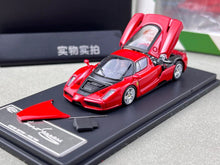 Load image into Gallery viewer, King 1:64 Red Enzo Super Racing Sports Model Diecast Metal Car New Collection