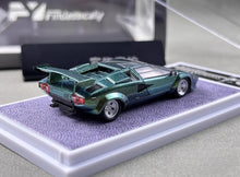 Load image into Gallery viewer, FY 1:64 Green Countach LP5000 S QV Racing Sports Model Diecast Metal Car New Collection