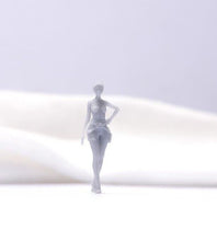 Load image into Gallery viewer, 1:64 Painted Unpainted Figure Model Miniature Resin Diorama Sand Lady Killer Toy New