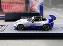 Load image into Gallery viewer, Inno 1:64 White MX5 Miata Widebody Sports Model Diecast Metal Car New Collection