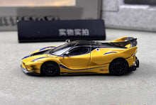 Load image into Gallery viewer, LT 1:64 Yellow FXX-K EVO Racing Sports Model Diecast Metal Car New Collection