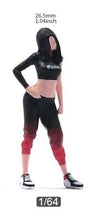 Load image into Gallery viewer, 1:64 Painted Unpainted Figure Model Miniature Resin Diorama Sand Cool Hot Girl