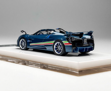 Load image into Gallery viewer, HH 1:64 Blue Carbon Huayra Tricolore Convertible Model Diecast Metal Car New Collection