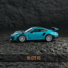 Load image into Gallery viewer, Bburago 1:64 Blue 911 GT2 RS Racing Sports Model Diecast Metal Car New Collection
