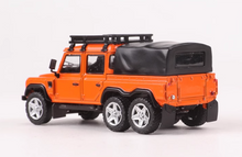 Load image into Gallery viewer, GCD 1:64 Orange ORV Defender 6x6 Camper Tent SUV Model Diecast Metal Car New