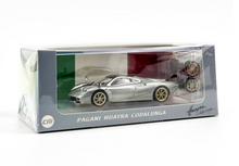 Load image into Gallery viewer, CM 1:64 Silver Huayra Codalunga Racing Sports Model Diecast Metal Car New Collection