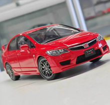 Load image into Gallery viewer, WELL 1:18 Red JDM Civic Type R FD2 Sports Diecast Model Metal Car New