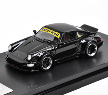 Load image into Gallery viewer, SH 1:64 Black 964 911 RWB Widebody Classic Sports Model Diecast Resin Car New