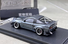 Load image into Gallery viewer, MT 1:64 JDM Gray Silvia S13 180SX Rocket Bunny Model Diecast Metal Car New Collection