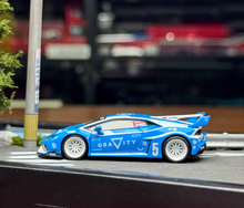 Load image into Gallery viewer, Minigt 1:64 Blue Huracan GT Gravity Sports Model Diecast Metal Car New Collection