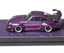 Load image into Gallery viewer, Flame 1:64 Purple Carbon RWB 993 Sports Model Diecast Metal Car New Collection