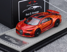 Load image into Gallery viewer, HH 1:64 Red Orange Chiron Super Sports 300+ Model Diecast Resin Car BN