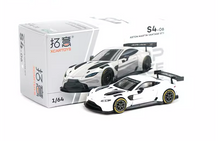 Load image into Gallery viewer, XCARTOYS 1:64 White Vantage GT3 Racing Sports Model Diecast Metal Car New