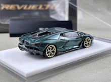 Load image into Gallery viewer, Zincit 1:64 Dark Green Revuelto V12 Racing Sports Model Diecast Metal Car New Collection