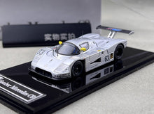 Load image into Gallery viewer, YS 1:64 Silver C9 #63 Racing Sports Model Diecast Metal Car New Collection
