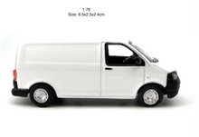 Load image into Gallery viewer, 1:76 White VW T5 Delivery Mini Van Transporter Model Diecast Metal Car New Collection