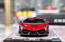 Load image into Gallery viewer, DMH 1:64 Red Veneno Super Racing Sports Model Diecast Resin Car New Collection
